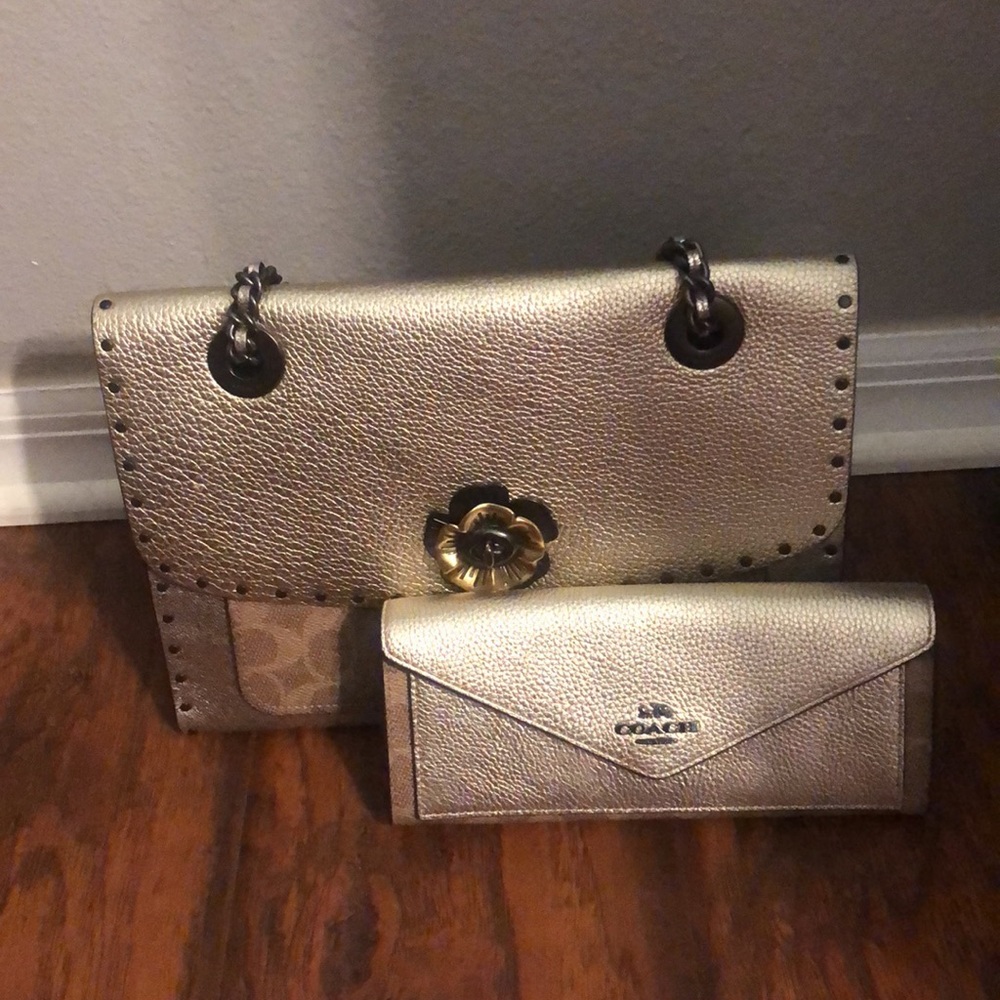 Authentic Parker Coach purse and wallet
